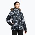 Dámská snowboardová bunda ROXY Jet Ski Premium 2021 true black future flower