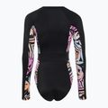 Dámské jednodílné plavky ROXY Active Onesie 2021 anthracite zebra jungle 2