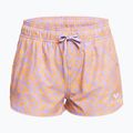 Dámské plavecké šortky ROXY Wave Printed 2" 2021 mock orange hawaiianheat