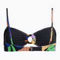Horní díl plavek ROXY Color Jam Bandeau 2021 anthracite flower jammin 2