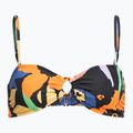 Horní díl plavek ROXY Color Jam Bandeau 2021 anthracite flower jammin 4