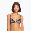 Horní díl plavek ROXY Into The Sun Fix Tiki Triangle 2021 mood indigo novela stripe vert 4