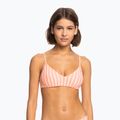 Horní díl plavek ROXY Into The Sun Athletic Triangle 2021 papaya punch novelta stripe h 4