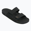 Pánské nazouváky Quiksilver Rivi Leather Double Adjust black 1