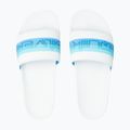 Pánské žabky Quiksilver Rivi Wordmark Slide white/blue/blue 12