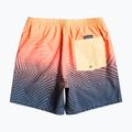 Pánské plavecké šortky Quiksilver Everyday Warped Logo Volley 17" tmavě modré a oranžové EQYJV04000-BSL6 2