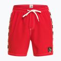 Pánské plavecké šortky Quiksilver Original Arch Volley 17" červené EQYJV03995-RQC0