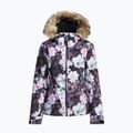 Dámská snowboardová bunda ROXY Jet Ski true black blurry flower 10