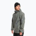 Quiksilver Shredder Hoodie tie dye true black snowboardová mikina 4