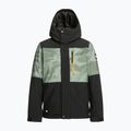 Quiksilver Mission Printed Block Dětská snowboardová bunda ve spreji s vavřínovým věncem pro mládež 6