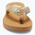 Dámské žabky ROXY Porto Raffia II multi/olive 9