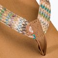 Dámské žabky ROXY Porto Raffia II multi/olive 8