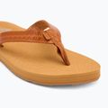 Dámské žabky ROXY Porto Motif tan 7