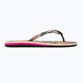 Dámské žabky ROXY Portofino III black/pink/soft lime 2