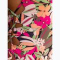 Dámské jednodílné plavky ROXY Printed Beach Classics Lace UP anthracite palm song s 8