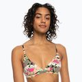 Horní díl plavek  ROXY Printed Beach Classics Tri anthracite palm song s 2