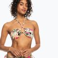 Horní díl plavek  ROXY Printed Beach Classics Halter anthracite palm song s 2