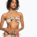 Horní díl plavek  ROXY Printed Beach Classics Halter anthracite palm song s 5
