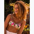 Horní díl plavek  ROXY Printed Beach Classics Bralette anthracite palm song s 10