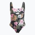 Dámské plavky ROXY Pro The Double Line One anthracite classic pro surf