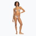 Horní díl plavek  ROXY Printed Beach Classics Tiki Tri anthracite palm song s 3
