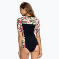 Dámské plavecké tričko ROXY Lycra Printed anthracite palm song s 3