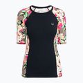 Dámské plavecké tričko ROXY Lycra Printed anthracite palm song s 6