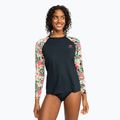Dámské plavecké tričko Longsleeve ROXY Lycra Printed anthracite palm song s 2