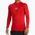 Pánské plavky Quiksilver Saturn UPF50 s dlouhým rukávem a vysokým rizikem červené barvy 4