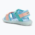 Dětské sandály Kickers Kickjune blue/coral pink/green 3