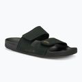 Quiksilver Pánské žabky Rivi Leather Double Adjust black 1