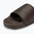 Quiksilver pánské žabky Rivi Nubuck Slide brown 1 7