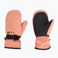 Dětské snowboardové rukavice ROXY Roxy Jetty Girl Solid Mitt peach pink