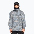 Pánská snowboardová mikina Quiksilver Shredder Hoodie puzzle camo ice flow