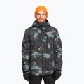 Pánská snowboardová bunda Quiksilver Mission Printed puzzle camo sea spray