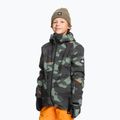 Dětská snowboardová bunda Quiksilver Mission Printed puzzle camo sea spray 3