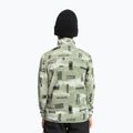 Dětská snowboardová mikina Quiksilver Aker Half Zip Fleece shadow checks desert sage 3