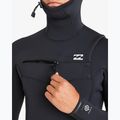 Pánský neopren Billabong 5/4mm Absolute Natural Chest Zip Hooded Black 5