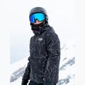Dětská snowboardová bunda Quiksilver High In The Hood Printed high energy black reflective 5