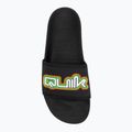 Pánské nazouváky Quiksilver Rivi Wordmark Slide II black rasta 5