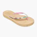 Dámské žabky ROXY South Beach III green/pink