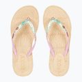 Dámské žabky ROXY South Beach III green/pink 2