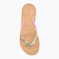 Dámské žabky ROXY South Beach III green/pink 5