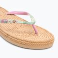Dámské žabky ROXY South Beach III green/pink 7