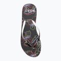 Dámské žabky ROXY Portofino III dc black multi camo 5