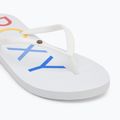 Dámské žabky ROXY Sandy III white/rainbow monogram 6