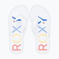 Dámské žabky ROXY Sandy III white/rainbow monogram 11