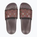Dámské nazouváky ROXY Slippy IV brown combo 2