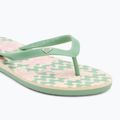 Dámské žabky ROXY Tahiti VII green/pink 7