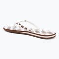 Dámské žabky ROXY Portofino III dc light brown/white 3